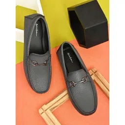 Mast & Harbour Men Textured Loafers-picture-34
