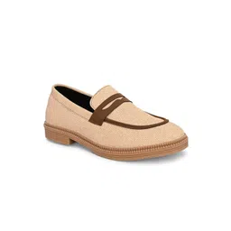 Mast & Harbour Men Textured Nubuck Loafers-picture-27