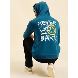 Mast & Harbour Men Typography Printed Hooded Pullover-picture-29