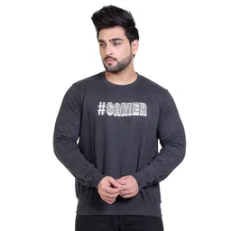 Mast & Harbour Men Typography Printed Round Neck Sweatshirt-picture-30