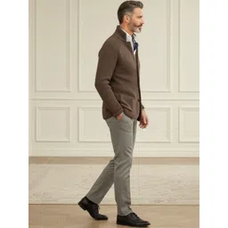 Mast & Harbour Mock Collar Carrigan with Pockets-picture-10