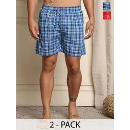Mast & Harbour Pack Of 2 Printed Cotton Boxers BOXCOM97-S-picture-37