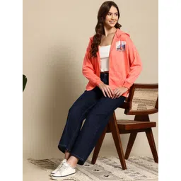 Mast & Harbour Printed Detail Hooded Sweatshirt-picture-12