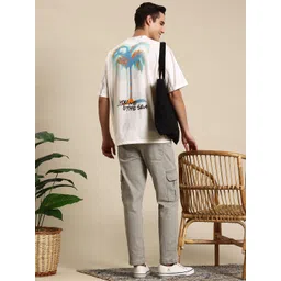 Mast & Harbour Printed Drop Shoulder Sleeves T-shirt-picture-22