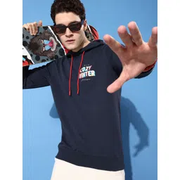 Mast & Harbour Printed Long Sleeves Hooded Sweatshirt-picture-11