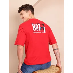 Mast & Harbour Printed Relaxed Cotton T-Shirt-picture-15