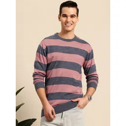 Mast & Harbour Pure Acrylic Striped Pullover-picture-24