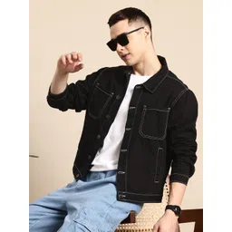 Mast & Harbour Pure Cotton Denim Jacket-picture-20