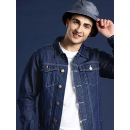 Mast & Harbour Pure Cotton Regular Fit Denim Jacket-picture-37