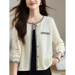 Mast & Harbour Round Neck Cardigan-picture-29