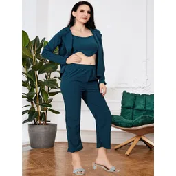 Mast & Harbour Round Neck Sleeveless Top With Trousers Co-Ords-picture-15