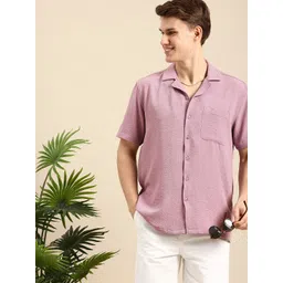 Mast & Harbour Self Design Textured Casual Shirt-picture-28