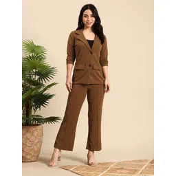 Mast & Harbour Single-Breasted Blazer With Trousers-picture-29