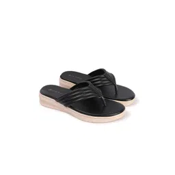Mast & Harbour Solid Women Open Toe Flats-picture-30