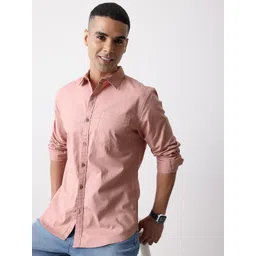 Mast & Harbour Spread Collar Pure Cotton Casual Shirt-picture-17