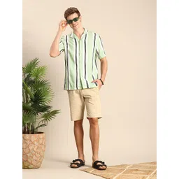 Mast & Harbour Striped Casual Shirt-picture-17