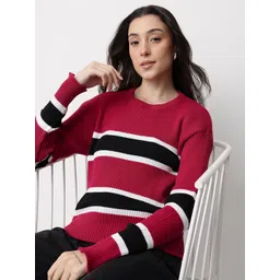 Mast & Harbour \Striped Pullover-picture-17