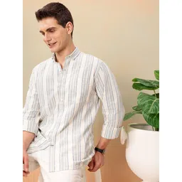 Mast & Harbour Striped Regular Fit Shirt-picture-39