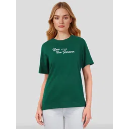 Mast & Harbour Typography Print Relaxed Cotton T-shirt-picture-21