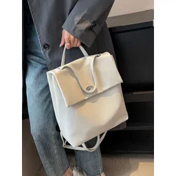 Mast & Harbour Unisex Large Solid Backpacks image 4