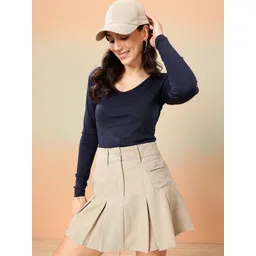 Mast & Harbour V-Neck Long Sleeves Bodysuit-picture-12