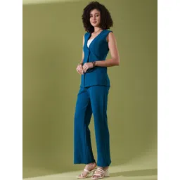 Mast & Harbour V-Neck Sleeveless Top With Trousers Co-Ords-picture-21