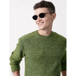 Mast & Harbour Vertically Self-Striped Acrylic Pullover-picture-38