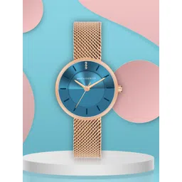 Mast & Harbour Women Brass Dial & Stainless Steel Straps Analogue Watch MH-5702-picture-27