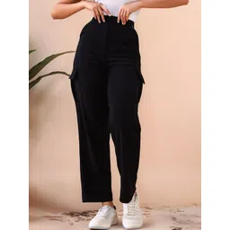 Mast & Harbour Women Classic High-Rise Trousers-picture-24