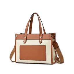 Mast & Harbour Women Colourblocked Handheld Bag-picture-24