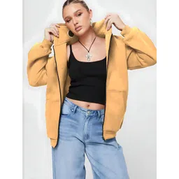 Mast & Harbour Women Fleece Lightweight Open Front Jacket-picture-13