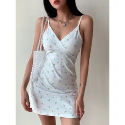 Mast & Harbour Women Floral Printed A-Line Mini Dress-picture-32