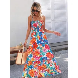 Mast & Harbour Women Floral Printed Maxi Dress-picture-36