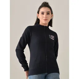 Mast & Harbour Women High Neck Long Sleeves Sweatshirt-picture-39