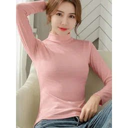 Mast & Harbour Women High Neck T-shirt-picture-14