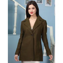 Mast & Harbour Women Notched Lapel Single-Breasted Overcoats-picture-12