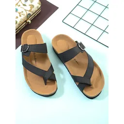 Mast & Harbour Women One Toe Flats with Buckles-picture-12