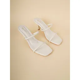 Mast & Harbour Women Party Kitten Heel Sandals-picture-36
