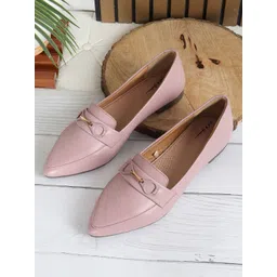 Mast & Harbour Women Party One Toe Flats with Buckles-picture-33