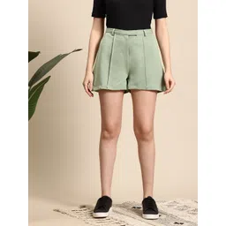 Mast & Harbour Women Pintuck Detailed Shorts-picture-32