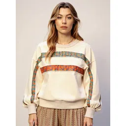 Mast & Harbour Women Printed Pullover Sweatshirt-picture-26