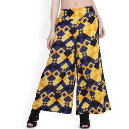 Mast & Harbour Women Printed Relaxed Easy Wash Anti Fit Trousers Trousers-picture-34