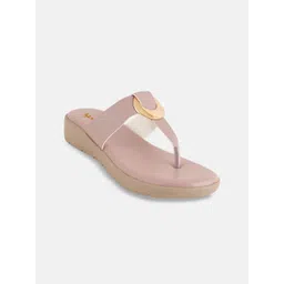 Mast & Harbour Women Round Toe Wedge Sandals-picture-15