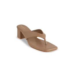 Mast & Harbour Women Solid Party Block Sandals-picture-21