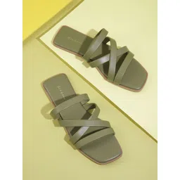 Mast & Harbour Women Strappy Open Toe Flats-picture-21