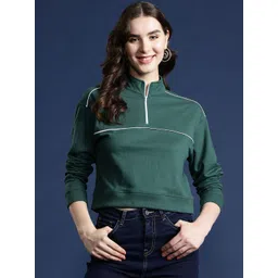 Mast & Harbour Women Striped Detail Sweatshirt-picture-25