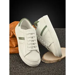 Mast & Harbour Women White PU Sneakers-picture-14