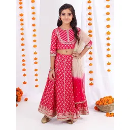 MASTARANG Girls Ready to Wear Lehenga & Blouse With Dupatta-picture-30