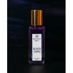 masterly weft Black Card Eau De Parfume with Grapefruit Geranium Notes - 20ml-picture-33