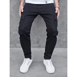 MASTERLY WEFT Men Super Relaxed Fit Slash Knee Stretchable Jeans-picture-25